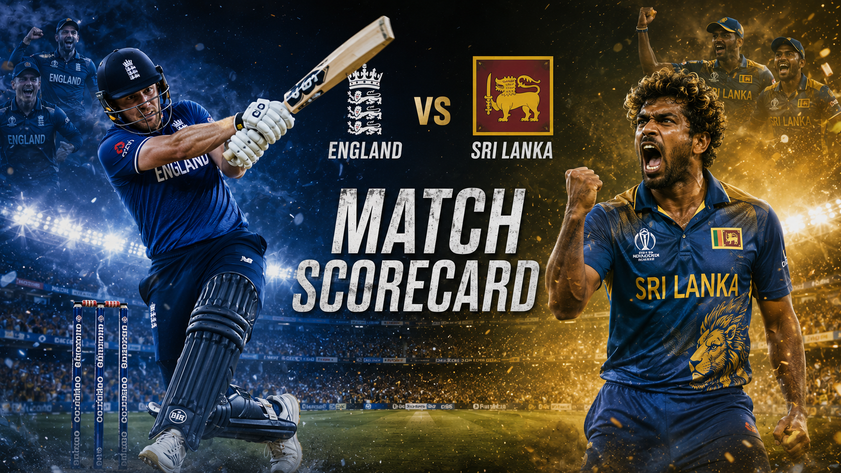 England Cricket Team Vs Sri Lanka National Cricket Team Match Scorecard