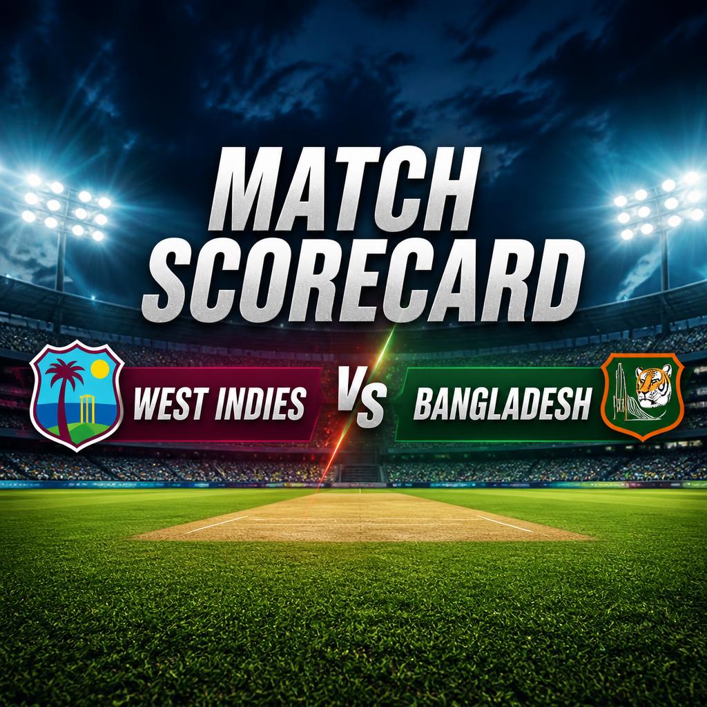 West Indies Cricket Team Vs Bangladesh National Cricket Team Match Scorecard